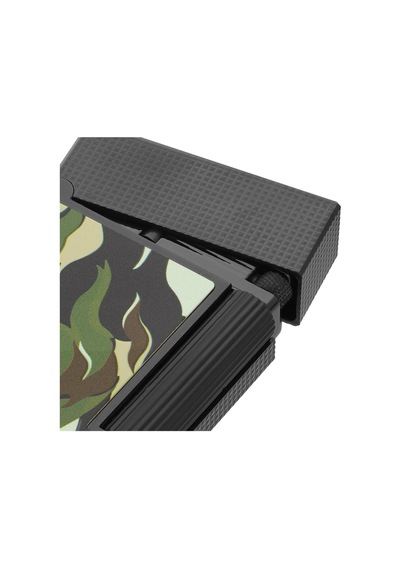 S.t. Dupont Ligne 2 Camo Haki Guilloche Çakmak C16050 Siyah