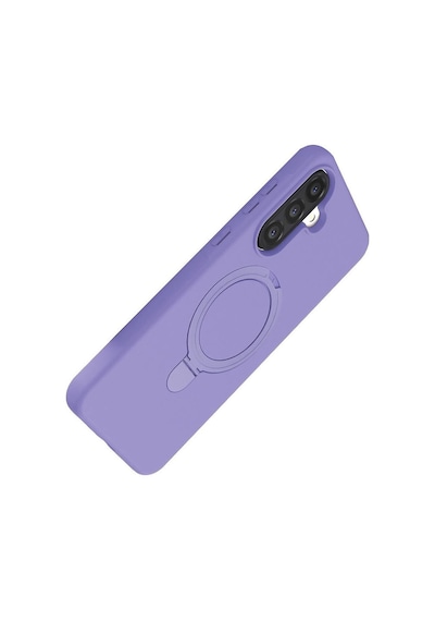 Samsung Galaxy A56 Regal Magsafe Standlı Kapak - Lila Evimdeyokyok
