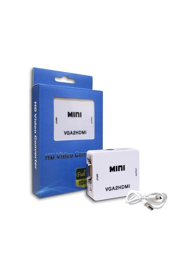 Gplus Vga2hdmı Vga To Hdmı Full Hd 1080p Vga Switch Çevirici Siyah