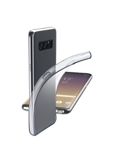 Cellular Line Galaxy Note 8 İle Uyumlu Fine Parlak Silikon Kılıfı Şeffaf