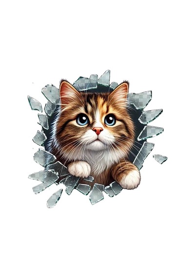 Fulcar Stray Araç Stickerı Çok Renkli