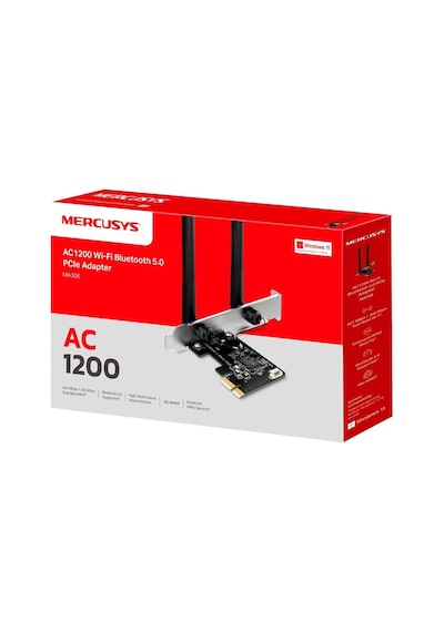 Tp-lınk Mercusys Ma30e Ac1200 Dual-band Wi-fi Bluetooth Pcı Express Adapter