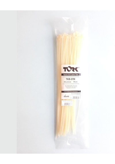 Tork Beyaz Kablo Bağı 3,6x370 Tork Tkb-370ı