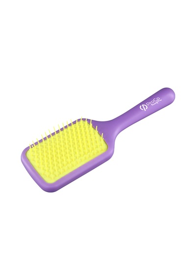 Comfy Brush Saç Fırçası - Esnek, Geniş Yüzeyli Düğüm Açıcı Lila