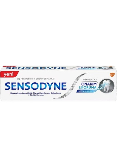 Sensodyne Beyazlatıcı Onarım Koruma Diş Macunu 75 Ml