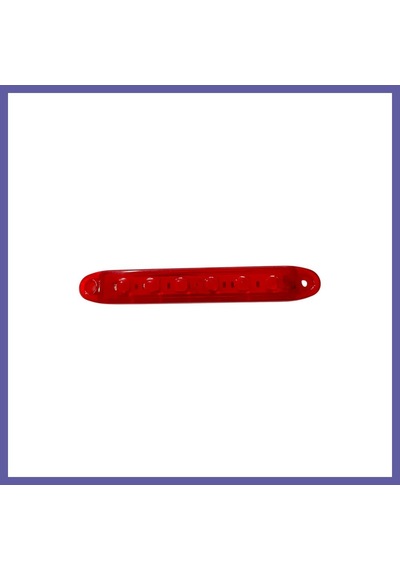 Bezos Kırmızı Parmak Led Dorse Lamba 6 Ledli 13.5 Cm 12-24v Nıda