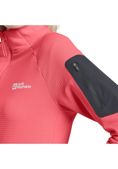 Jack Wolfskın Jack Wolfskin Prelight Fz Kadın Polar Ceket J0141 Çok Renkli