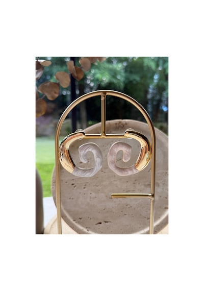 Sway Mineli Gold Küpe Ekru - 907187991 Ekru - 907187991 Ekru