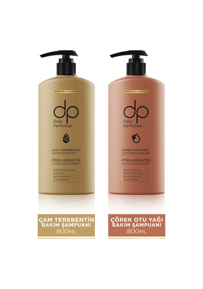 Dp Daily Perfection Şampuan Çam Terebentin & Çörekotu Yağı 2 x 800 ML