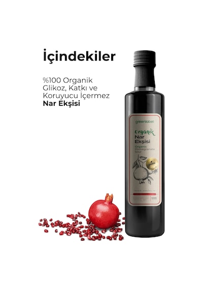 Green Label Organik Nar Ekşisi 350 G