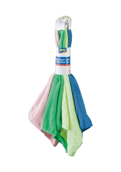 Aro Mikrofiber Bez 4 Lü 32x32 Cm Renkli Temizlik Bezi 5'li Avantaj Paketi - 5 Adet Tarı Diğer