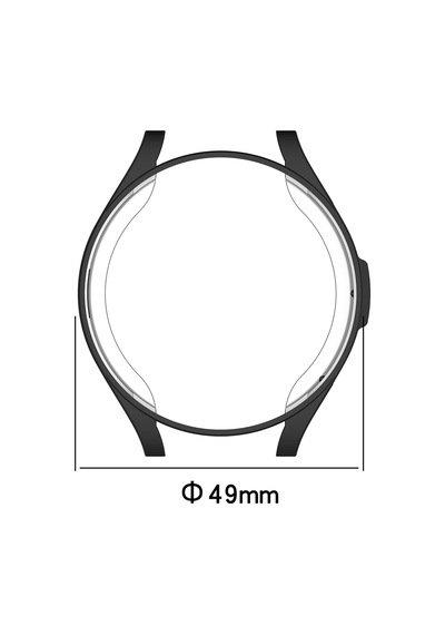 Samsung Galaxy Watch 6 47mm Uyumlu Kasa Ekran Koruyucu 360 Tam Koruma Kılıf Kapak