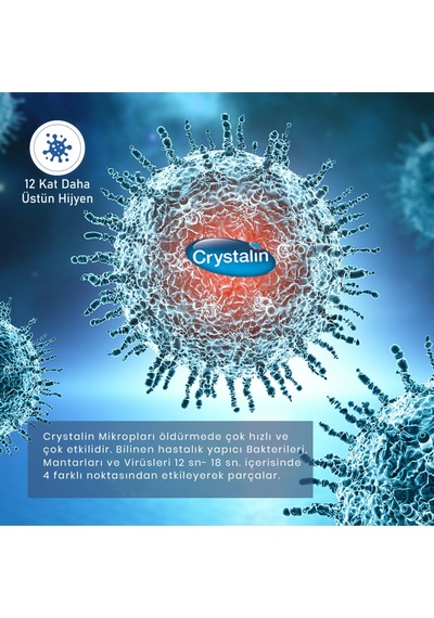 Crystalin Likit Yara Ve Deri Bakım Solüsyonu 400ml Şişe