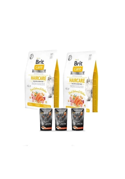 Care Haircare Deri Ve Tüy Sağlığı Için Tahılsız Yetişkin Kedi Maması2kgx2 4kg+somonlu Yaşmamax3