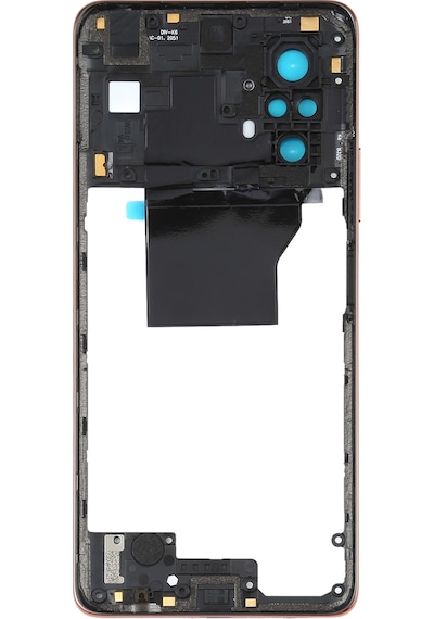 Xiaomi Redmi Note 10 Pro Max / Redmi Note 10 Pro / Redmi Note 10 Pro Hindistan İçin  Orta Çerçeve Çerçeve Plakası M2101k6p M2101k6g M2101k6ı Altın