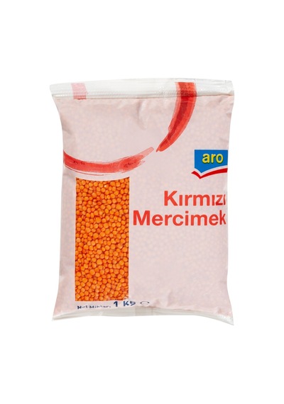 Aro Kırmızı Mercimek 1 Kg - Çorbalık Ve Köftelik Bakliyat 6'li Avantaj Paketi - 6 Adet Tarı