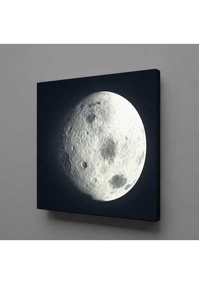 Ay Temalı Kanvas Tablo 100x100cm