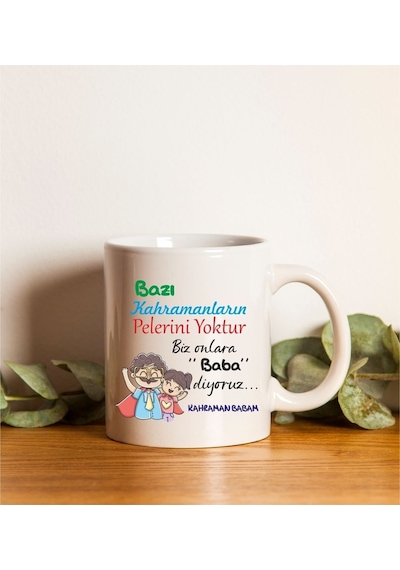 Babalar Günü Kupa Bardak Beyaz