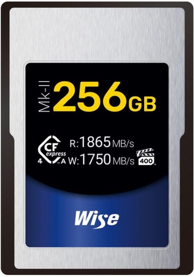 Wise Advanced 256gb Cfexpress 4.0 Type A Memory Card