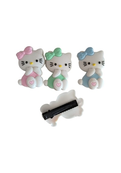 Hello Kitty Figürlü Sevimli Saç Tokası 1 Adet Gönderim 10493 Renk Seçimi Için Mesaj Atınız Çok Renkli