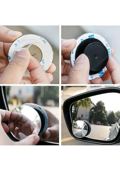 Oto Araç Kör Nokta Ayna Prizmatik Ayna Araba Aynası 360 Oynar Oto Araç Kör Nokta Ayna Prizmatik Ayna Araba Aynası 360 Oynar