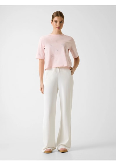 Guess Silvy Boxy Fit Kadın Pembe T-shirt V6gı18k2985-g63m