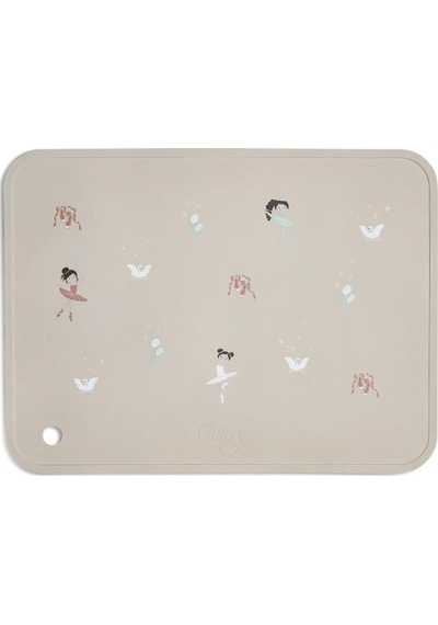 Citron Silicone Placemat Rectangle Mama Altlığı - Ballerina