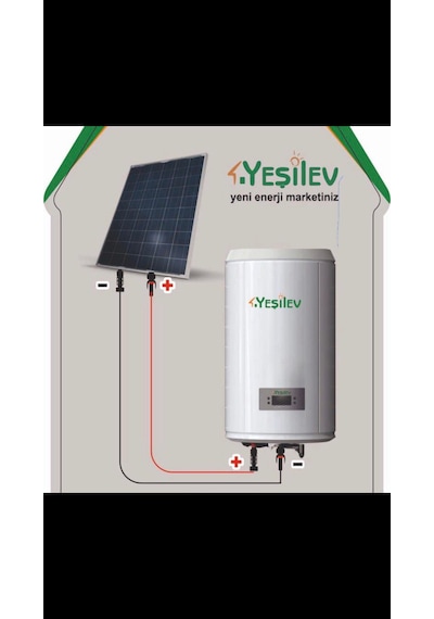 Türkiyede Sadece Bizde Tek Güneş Paneli İle Çalışan 80 Lt Termosifon