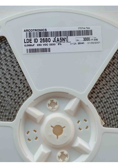 Ldeıd2680ja5n1 68nf 250v 2220 Smd Kondansatör 24 Adet
