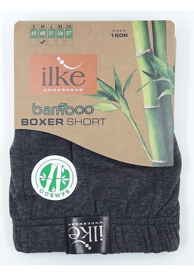 İlke Ilke Erkek Bambu Likralı Boxer 1606 - 3 Adet