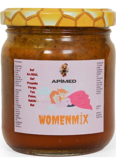 Apimed Womenmix Hanım Karışımı Arı Sütü+Arı Ekmeği+Propolis+Yaş Polen+Bal Karışım 200 G