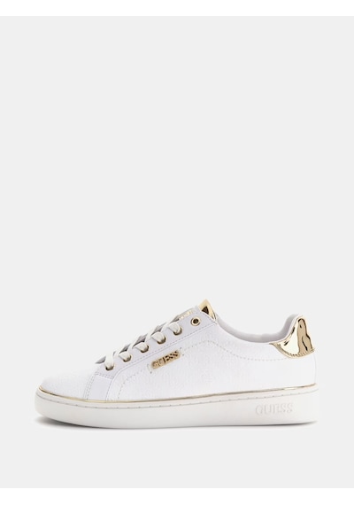 Guess Kadın I-beckie-eu Sneaker Ayakkabı Fl5bekfal12 Beyaz