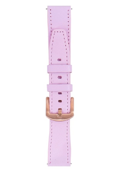 Fro Lw38-43 20 Mm Hakiki Deri Düz Pembe Kordon Gold Toka