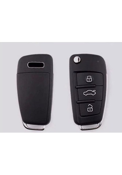 Audi A1 A3 A4 A5a 6a A7 Q3 Q5 Q7 Lüx Anahtar Koruma Kılıfı Siyah