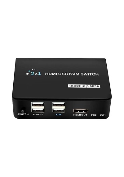 Sh Powermaster Pm-11789 4k Hdmi Usb Kvm Switch 2x1 Najmaddin