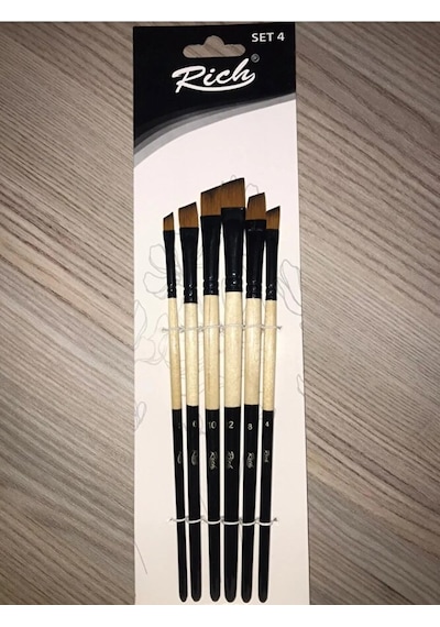 Akrilik Boya Multi Set 6x70ml + Fırça Set 4