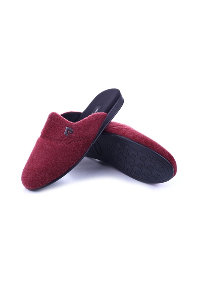 Pierre Cardin Pc-55368 Erkek Kışlık Ev & Halı & Bohça Keçe Terlik Bordo