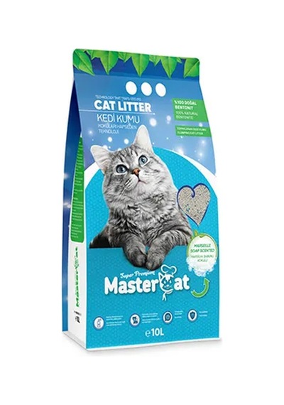 5 Adet Mastercat Marsilya Sabunlu Kedi Kumu 10 L