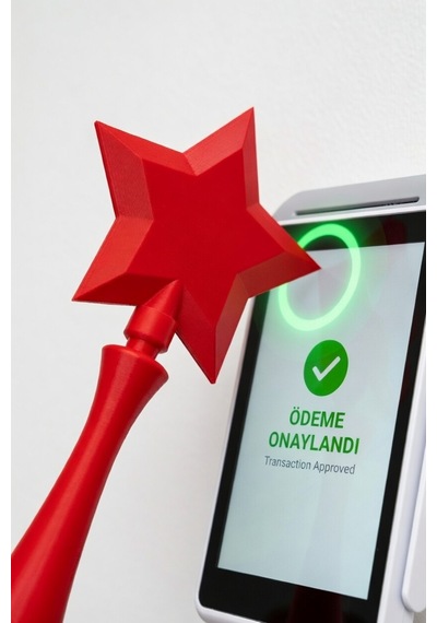 Temassız Ödeme Asası Nfc Kart Tutucu Sihirli Yıldız Asa Sopa Kredi Kartı Otobüs Kartı Aparatı