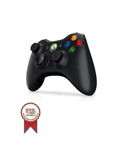 Özel Üretim Eğlence Elektronik Aktivite Oyun Kolu Kablolu Xbox Tv Pc Uyumlu Xbox 360 Siyah