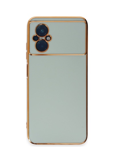 Xiaomi Poco M5 Uyumlu Kılıf Volet Silikon - Açık Yeşil