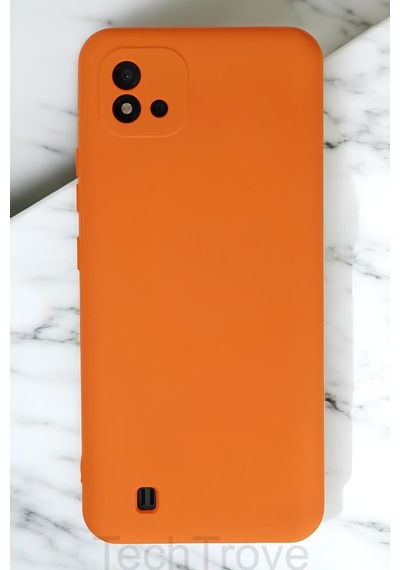 Realme C11 2021 Kılıf İçi Kadife Soft Silikon Lansman Kapak