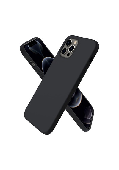 Newface Apple Uyumlu iPhone 12 Pro Kılıf First Silikon - Siyah Siyah