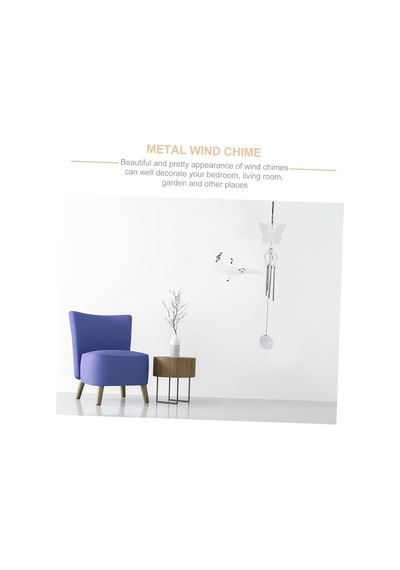 Feng Shui Kelebek Temalı Rüzgar Çanı Dış Mekan Bahçe Balkon Süsü Yeni Ev & Arkadaş Hediyesi 60 Cm. 60 Cm