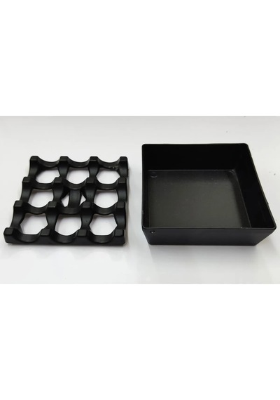 Izgaralı Döküm Küllük Kapaklı Kül Tablası Delikli Metal Kare Küllük Siyah Belirtilmemiş Kare