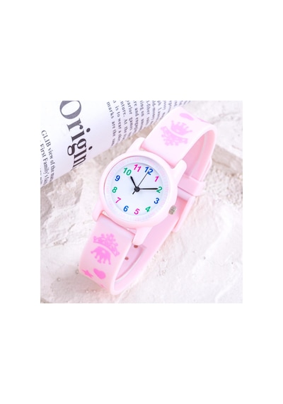 Prenses Pembe Kız Çocuk Kol Saati Bileklik Modelli ST-304294