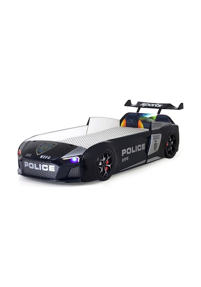 Polis Arabalı Yatak V12 Audi Işıklı Full Plastik