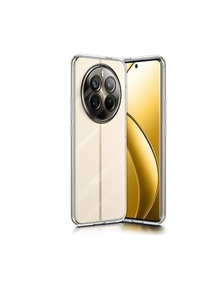 Adige Realme 12 Pro Uyumlu Kılıf Şeffaf Silikon