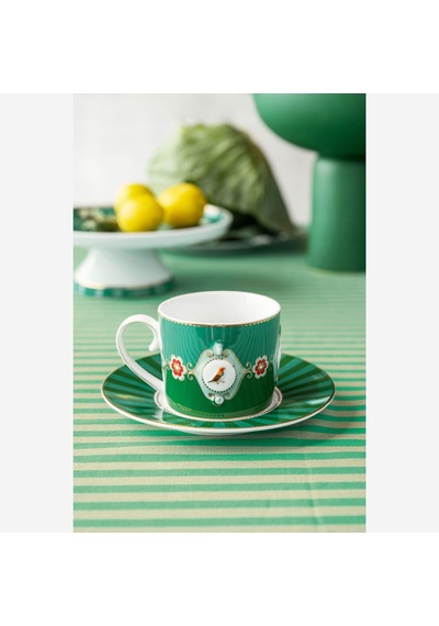 Pip Studio Yeşil Porselen Çay Fincan Seti 250 Ml