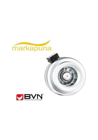 Bvn Bahçıvan Bdtx 125 12 Cm 315 M³/H Yuvarlak Kanal Fanı